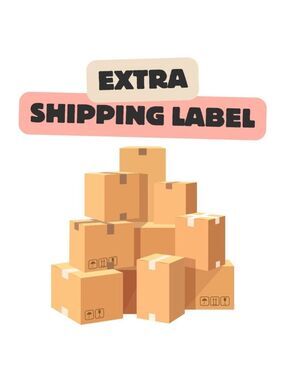 Extra shipping label for bundles over 5 pounds